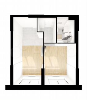 1-к апартаменты, 37.6 м², 10/28 эт.