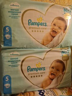 Подгузники Pampers 5 premium care