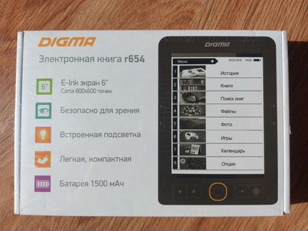 Электронная книга Digma r654 (NEW)