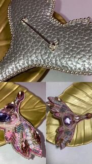 Брошь «Журавль»