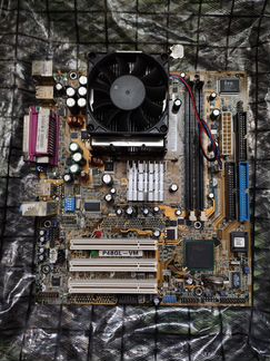 Asus P4BGL-VM + процессор