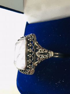 Серебряное кольцо 875 пробы