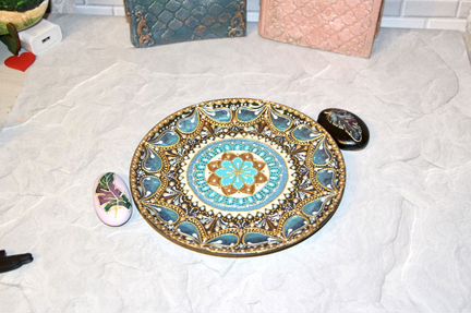 Тарелка декоративная ручная роспись