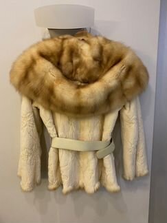 Шуба, Норковый полушубок с соболиным воротом