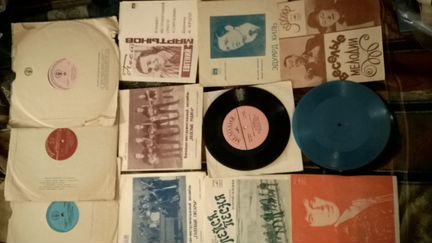 Грампластинки разные