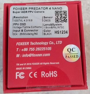 Foxeer Predator Nano 4 hs1234
