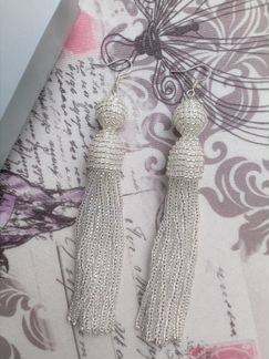 Серьги Оскар из бисера