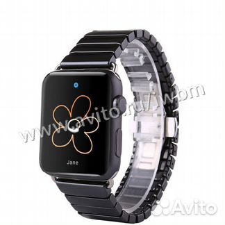 Браслет керамический для Apple Watch 38/40 черный