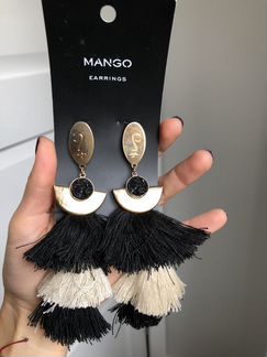 Серьги новые Mango