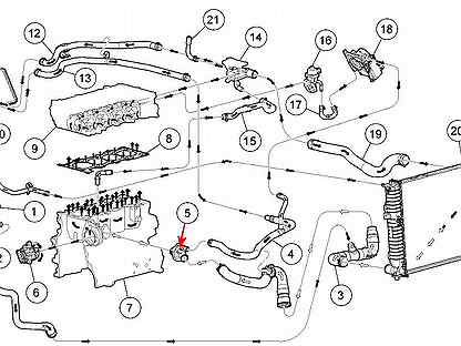 Схема системы охлаждения двигателя форд фьюжн