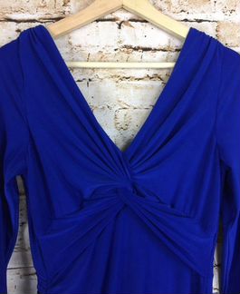 Ralph Lauren платье макси вечернее 44-46 синее