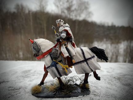 Рыцари тевтоны оловянные солдатики