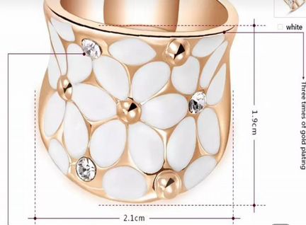 Комплект бижутерии эмаль (новый)