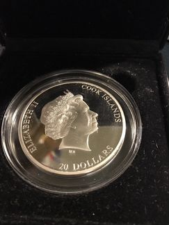 О-ва Кука 2012 Ag 20 Спящая купальщица 3 Oz