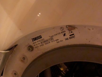 Стиральная машина Zanussi