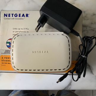 Коммутатор netgear FS605 портов 5