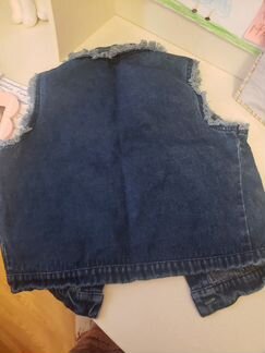 Жилетка джинсовая