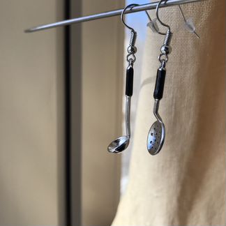Забавные Серьги поварешки