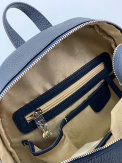 Новый женский рюкзак кожа синий Michael Kors