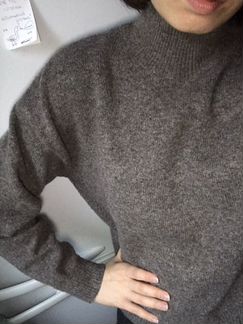 Свитер hm серо-коричневый