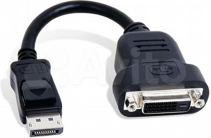 Переходник displayport (M) - DVI-D (F) и кабели