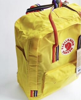 Рюкзак канкен жёлто-радужный
