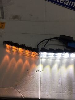 Ходовые огни для w463 с поворотником