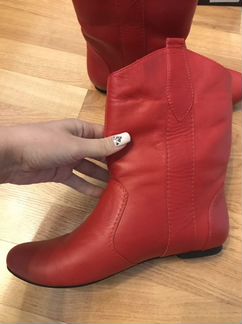 Сапоги новые, нат.кожа, 38р, стопа 24,5см