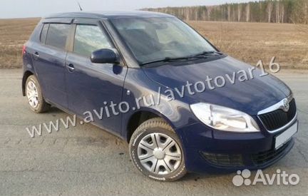 Дефлекторы окон (ветровики) Skoda Fabia
