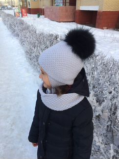 Комплект шапка и снуд (handmade)