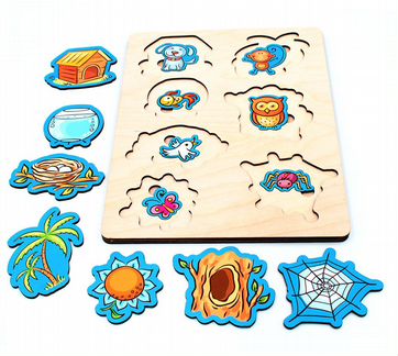 Сортер Где Чей домик