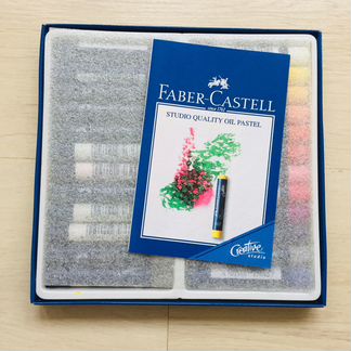 Faber Castell набор масляной пастели новый 24 цв