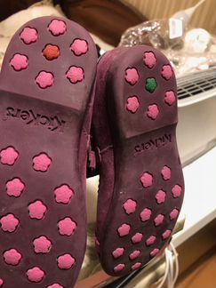 Туфли Kickers фуксия с ремешком р.26