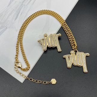 Брошь и колье Dior