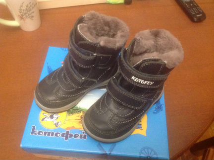 Ботинки Котофей натуральная кожа, натуральный мех