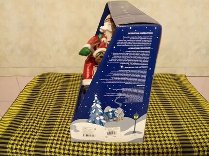 Дед Мороз на мотоцикле Санта Клаус байкер