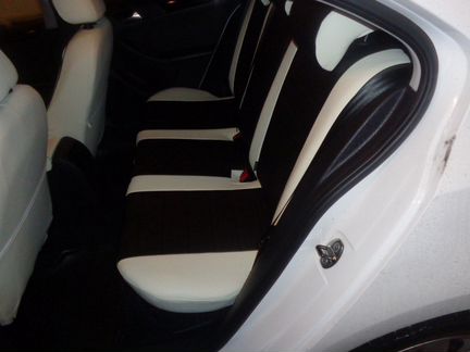 Модельные чехлы Фольксваген Джетта 6 из экокожи