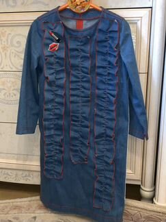 Новое джинсовое платье для девочки Armani