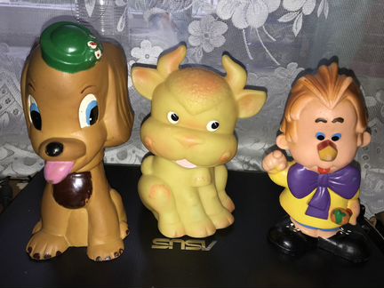 Резиновые игрушки в коллекцию, много, см.объявлен