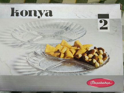 Блюдо с разделителем konya 220mm156mm