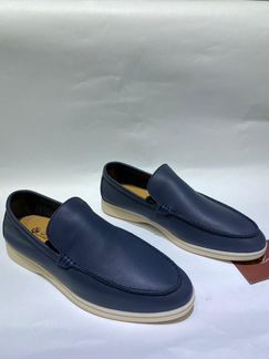 Лоферы Loro Piana Summer Walk синие