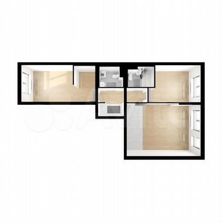 3-к квартира, 71.8 м², 11/24 эт.