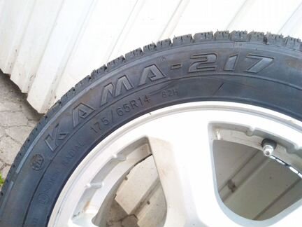 Литые б/у диски с новой резиной хюндай гетс