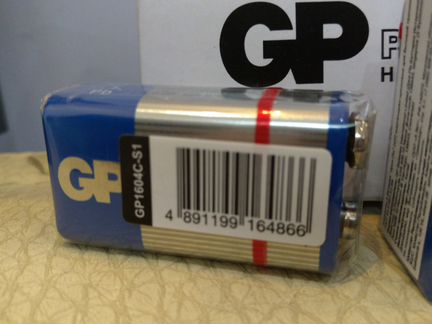 Крона 9V GP Supercell