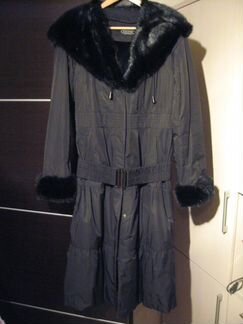 Пальто-пихора на меховой подстежке женское