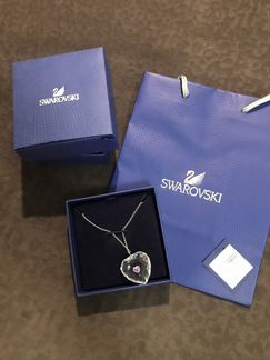 Кулон swarovski «сердце в сердце» оригинал