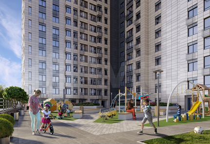 1-к квартира, 41.1 м², 12/24 эт.