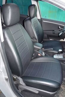 Чехлы Киа Сид 1 из экокожи. Авточехлы, фабрика