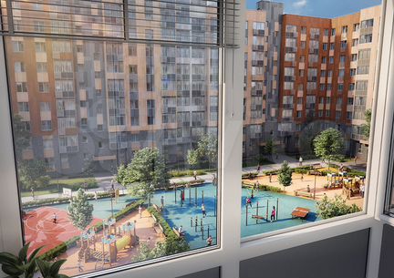 1-к квартира, 38.4 м², 4/17 эт.