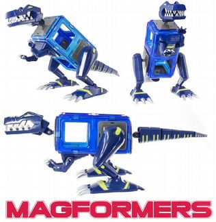 Магнитный конструктор. Megaformers. Динозавр
